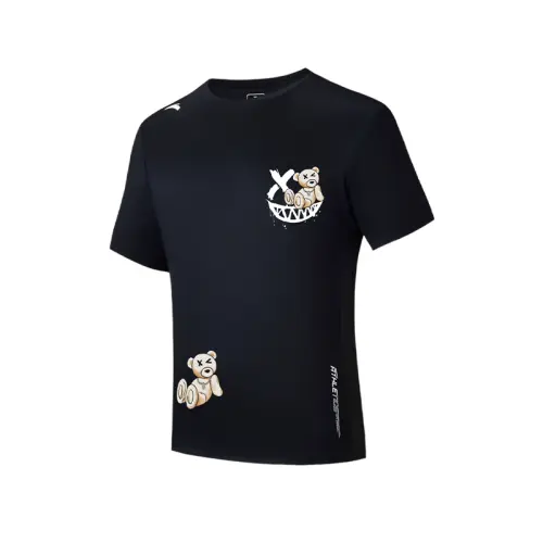 Anta Variety Training Collection T Shirt Unisex Basic Black
