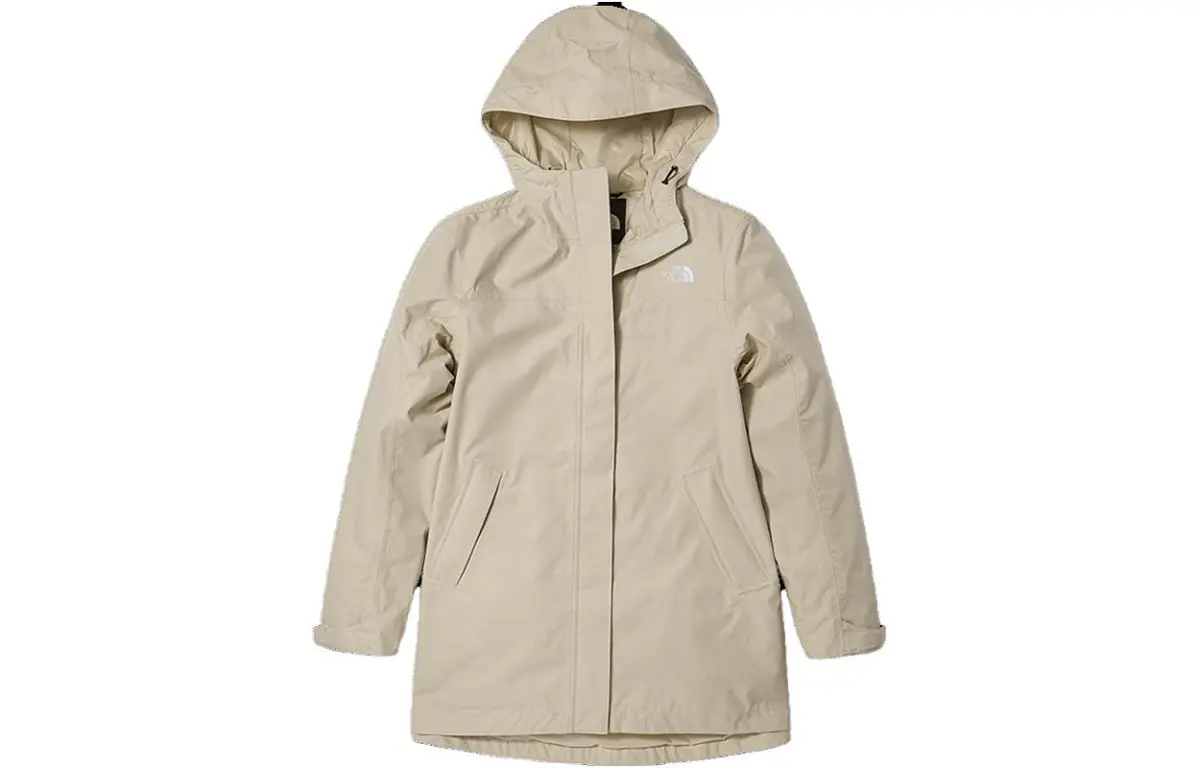 THE NORTH FACE Urban Exploration Waterproof, Windproof, And Water Repellent Windbreaker Jacket Women's Khaki