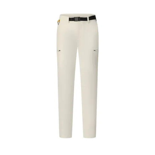 FILA Versatile Comfortable Fleece Lined Minimalist Style Casual Pants Women's Gray Wheat