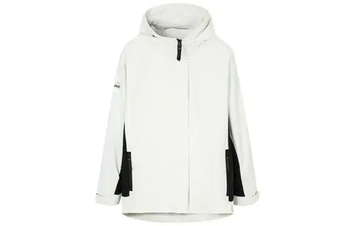 Anta Solid Color Hooded Loose Fit Thickened Puffer Jacket Women's Gray