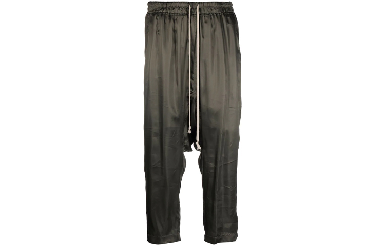 RICK OWENS Casual Pants Women's Green Moderate Baggy Pants