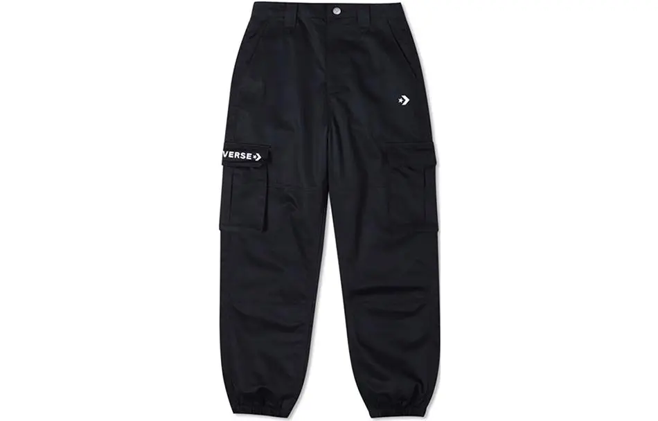 Converse CARGO JOGGER Casual Pants Women's Black Moderate Cuffed Pants