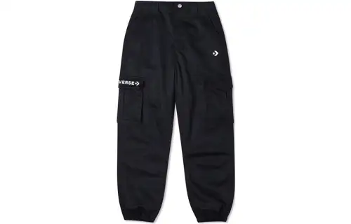 Converse CARGO JOGGER Casual Pants Women's Black Moderate Cuffed Pants