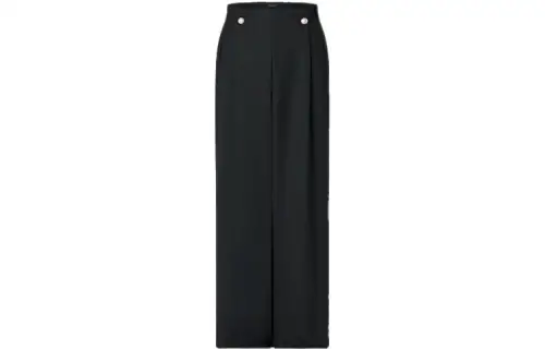 LOUIS VUITTON Knitted Sweatpants Women's Black Moderate Other