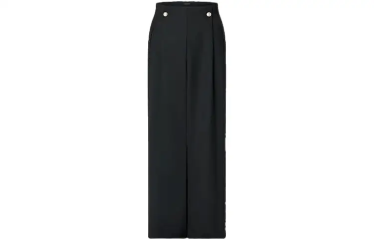 LOUIS VUITTON Knitted Sweatpants Women's Black Moderate Other
