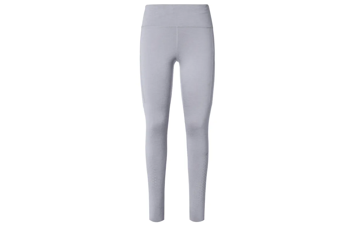 Nike Knitted Sweatpants Women's Elegant Gray Moderate Slim Fit Pants