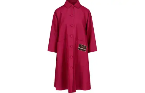 GUCCI Oversized Overcoat Pink Multi
