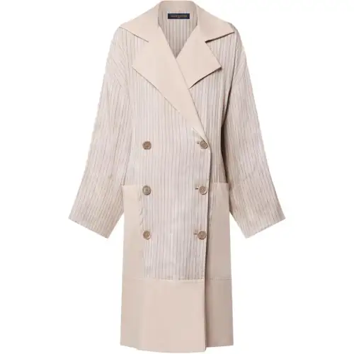 LOUIS VUITTON Fluid Striped Coat