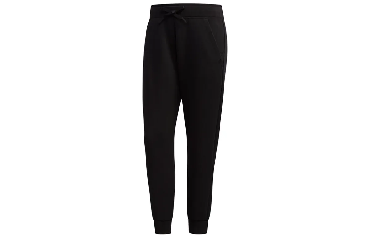 Adidas Knitted Sweatpants Women's Black
