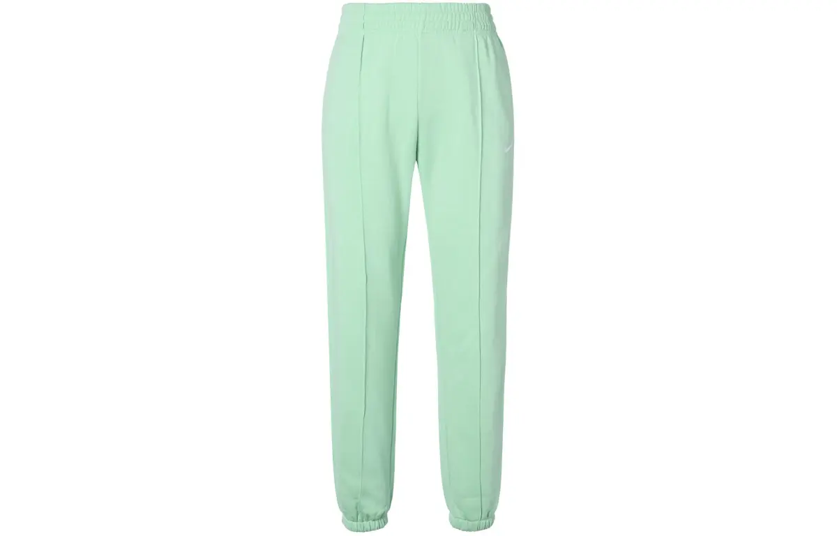 Nike Sportswear Essentials Knitted Sweatpants Women's Tranquil Cucumber Green Moderate Cuffed Pants