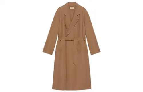 GUCCI Velvet Jackets Women's Camel