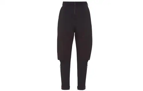 PRADA Casual Pants Women's Black Moderate Straight Fit Pants