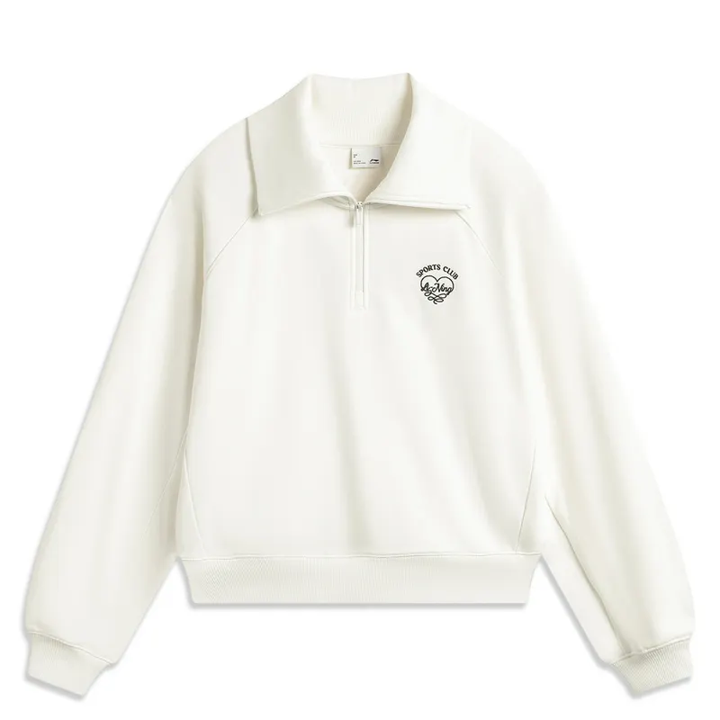 Li Ning Sports Trendy Collection Sweatshirt Women's Ivory