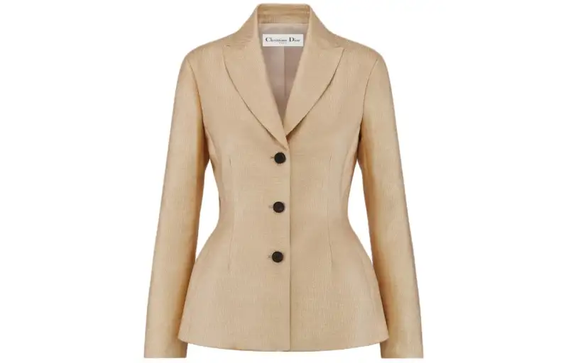 DIOR SS24 Business Suit Coat Women's Beige