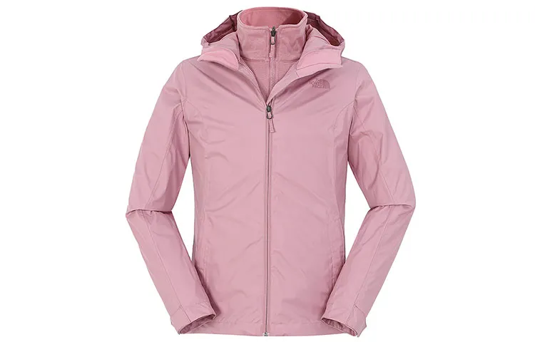 THE NORTH FACE Waterproof And Windproof Windbreaker Jacket Women's Rose Red