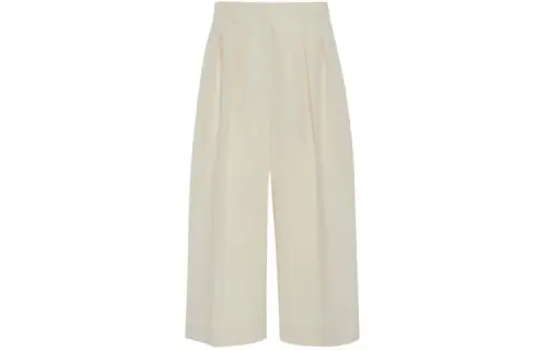 THE ROW Casual Pants Women's Beige Moderate Straight Fit Pants