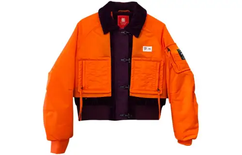 Li Ning Puffer Jacket Women's Flame Orange