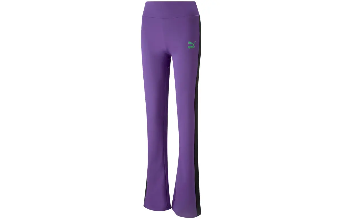 PUMA X DUA LIPA Casual Pants Women's Dark Purple Red