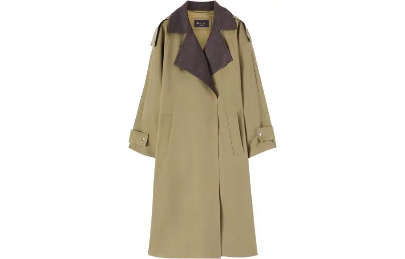 Loro Piana Coat Women's Olive Green