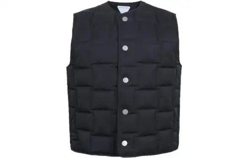 Bottega Veneta Vests Women's Black Crew Neck Moderate Other