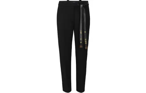 LOUIS VUITTON Casual Pants Women's Black