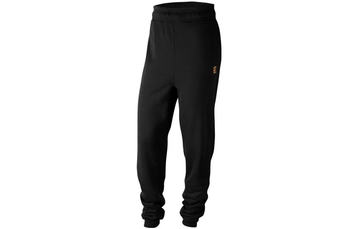 Nike Knitted Sweatpants Women's Black Moderate Cuffed Pants