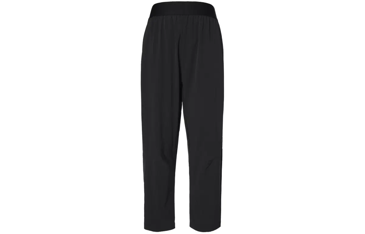 Nike Dri-Fit Knitted Sweatpants Women's Black Moderate Cuffed Pants