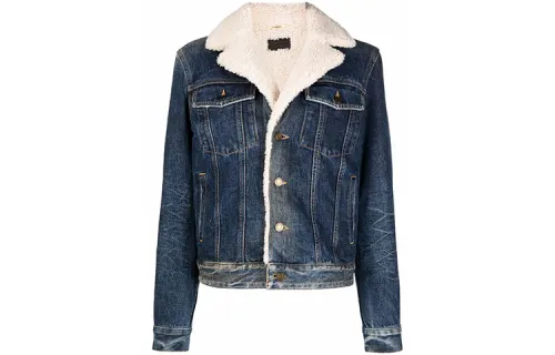 SAINT LAURENT Jackets & Coats Women's Blue