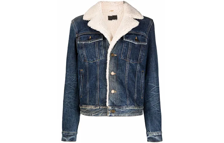 SAINT LAURENT Jackets & Coats Women's Blue