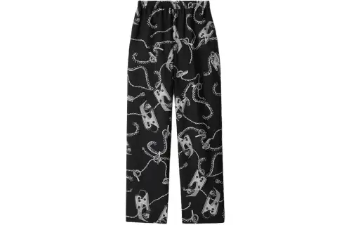 Burberry Knight Hardware Silk Trousers