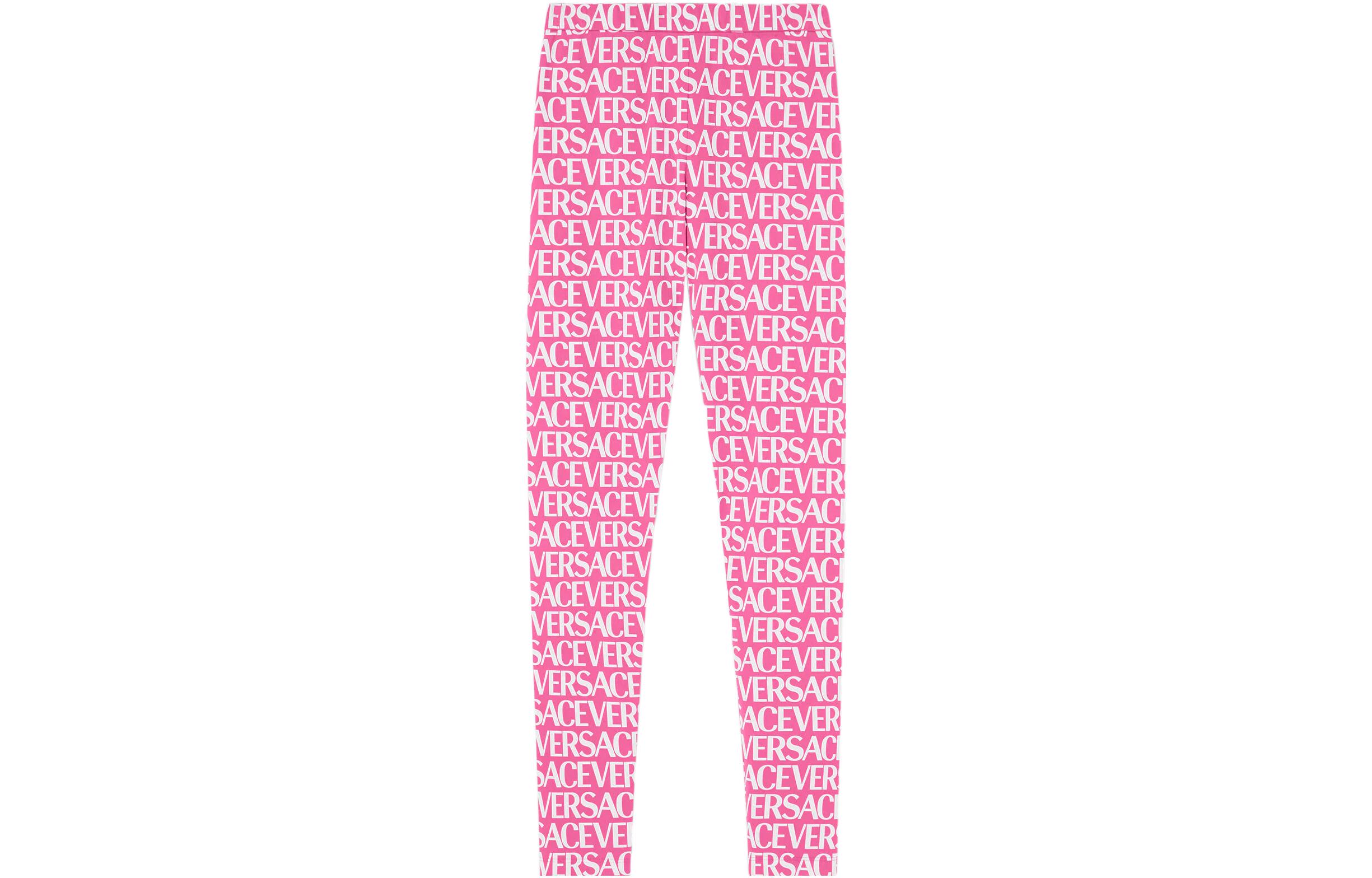 Женские штаны Versace VERSACE JEANS COUTURE Logo (розовые)