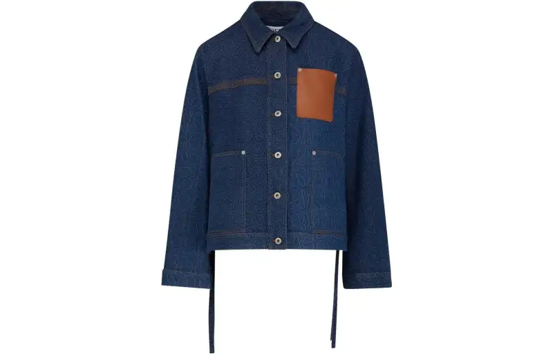 LOEWE SS23 Denim Jacket Women's Blue