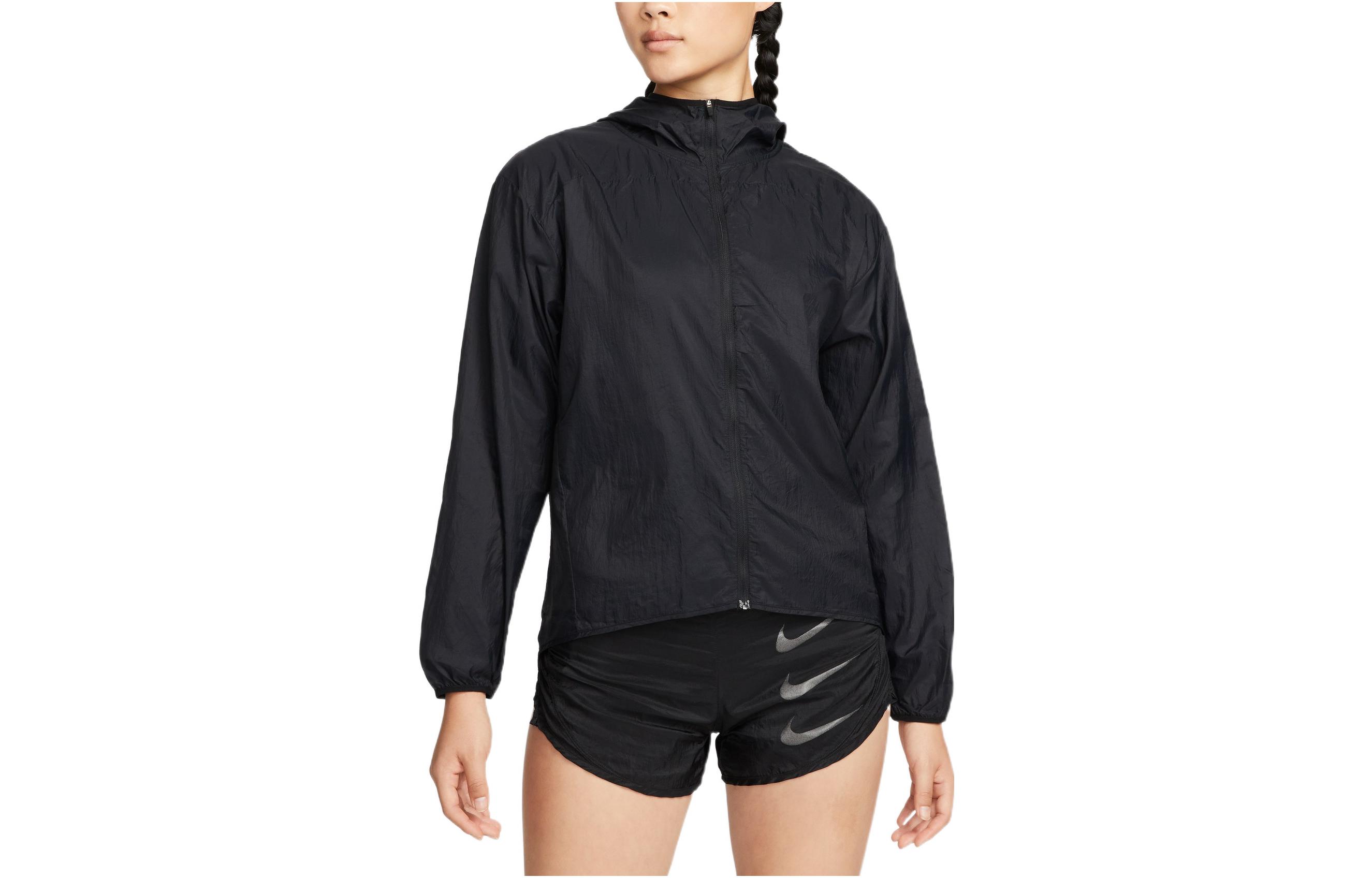 Nike Sun Protection Clothing Women's Black Hooded Moderate