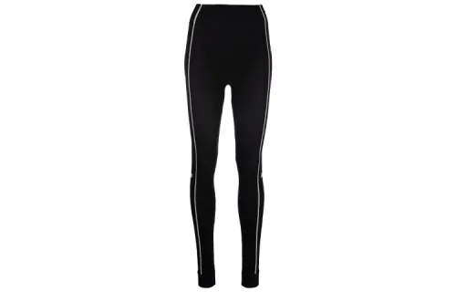 OFF WHITE Off Logo Print Leggings Black White