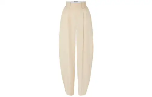 LOUIS VUITTON Casual Pants Women's Apricot
