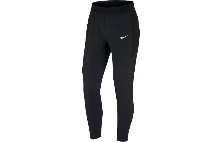 Nike Knitted Sweatpants Women's Black Moderate Straight Fit Pants