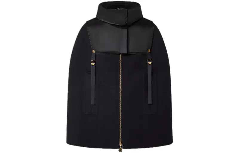LOUIS VUITTON Cloak Women's Black