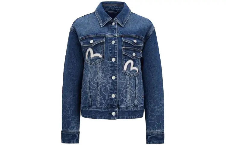 EVISU Denim Jacket Women's Blue