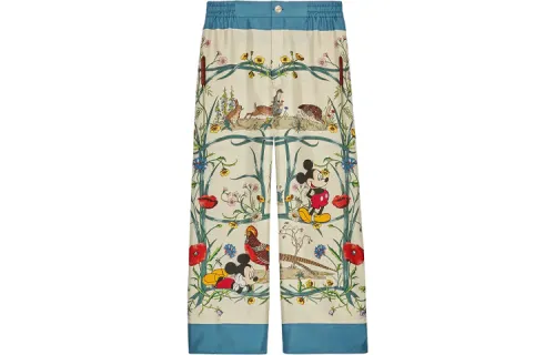 GUCCI X Disney Mickey Mouse Printed Pants