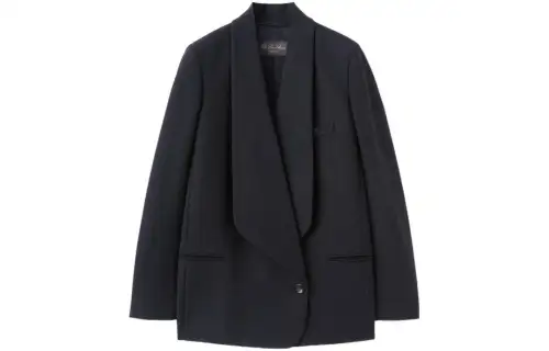 Loro Piana FW23 Business Suit Coat Women's Blue