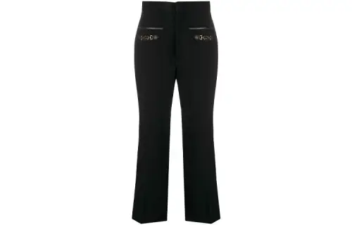 GUCCI Casual Pants Women's Black Moderate Straight Fit Pants