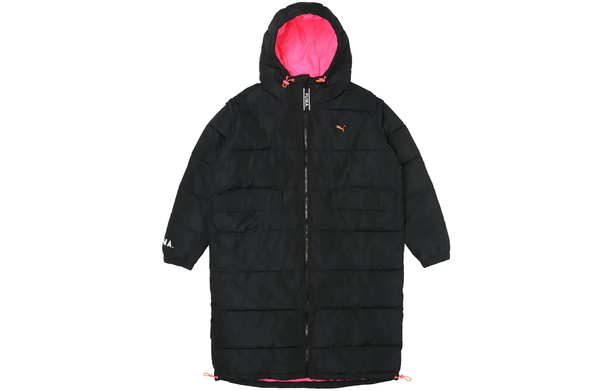 PUMA Puffer Jackets Women's Black Hooded Moderate Other