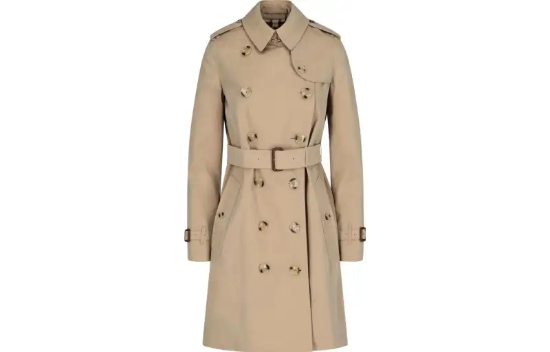Burberry Button Detailed Kensington Trench Coat