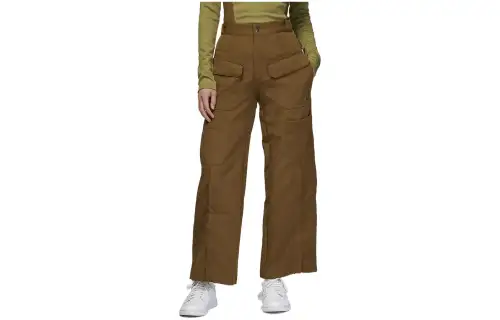 Jordan Casual Pants Women's Brown Moderate Straight Fit Pants