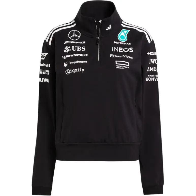 Adidas x MERCEDES AMG PETRONAS F1 TEAM Motorsport Sweatshirt Women's Black/White