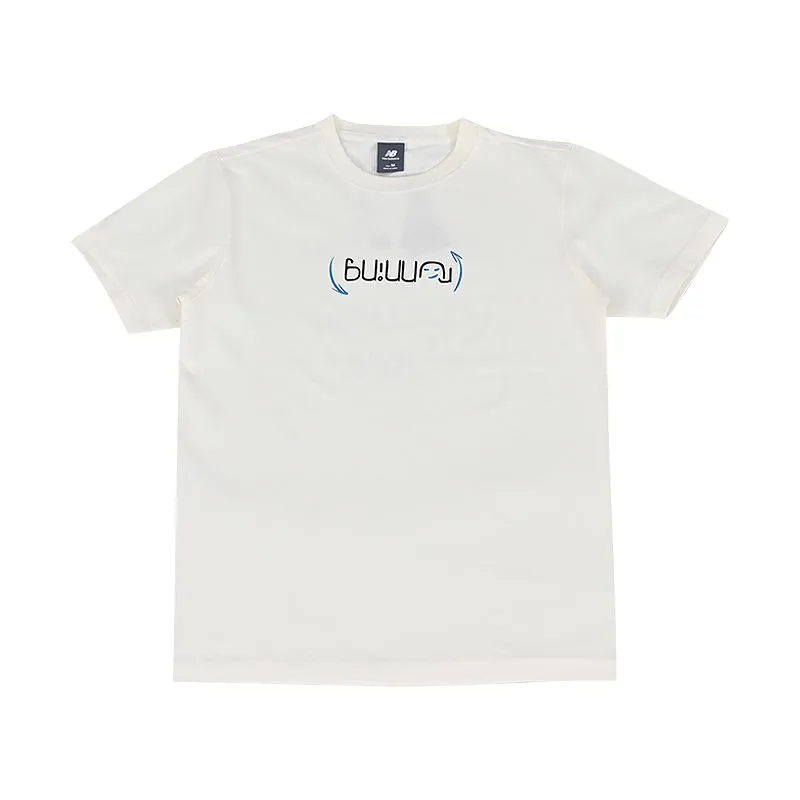 New Balance Athleisure SS25 T Shirt Men's Ivory White