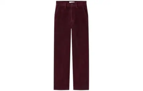 UNIQLO Straight Fit Pants Moderate Full Length Pants Women's