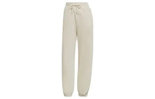 Adidas Originals Knitted Sweatpants Women's Yellow/White Moderate Cuffed Pants