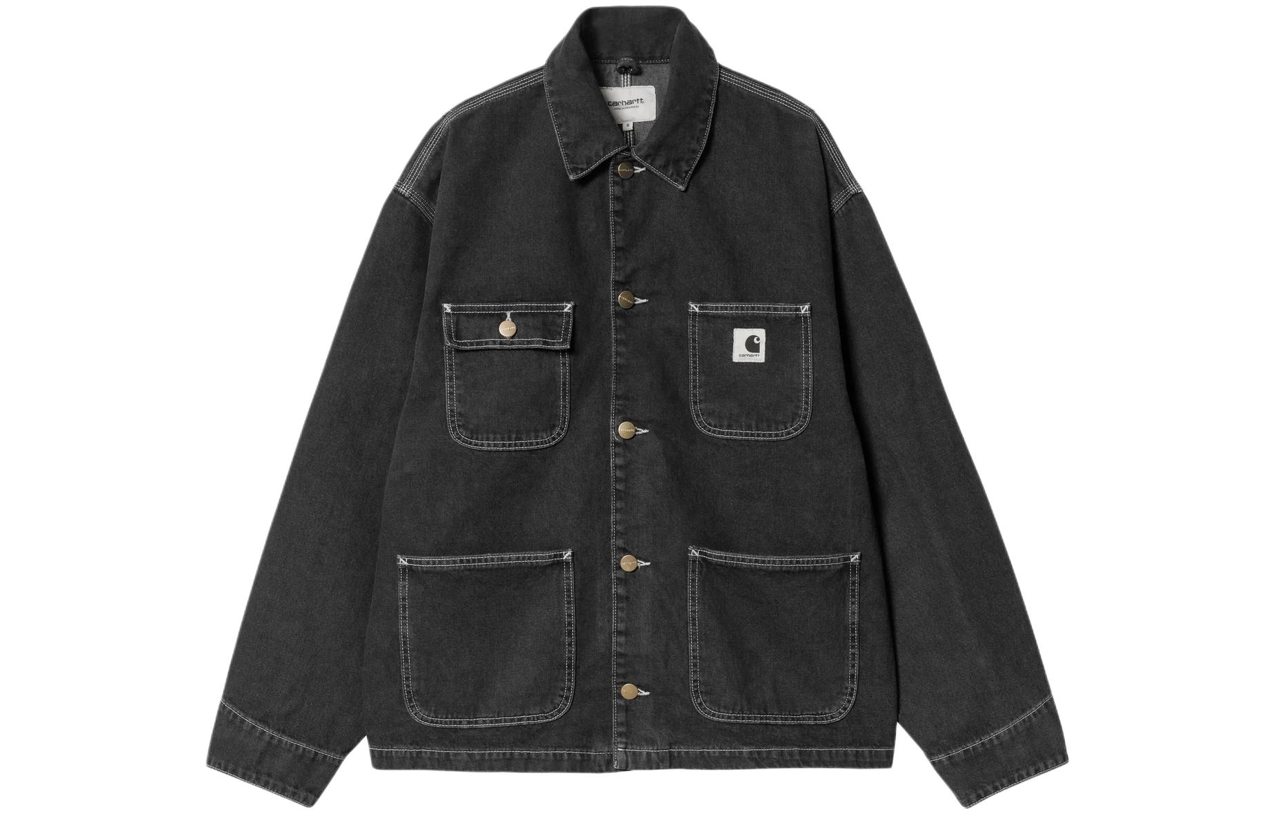 Женская куртка Carhartt WIP Denim Jacket (черная)