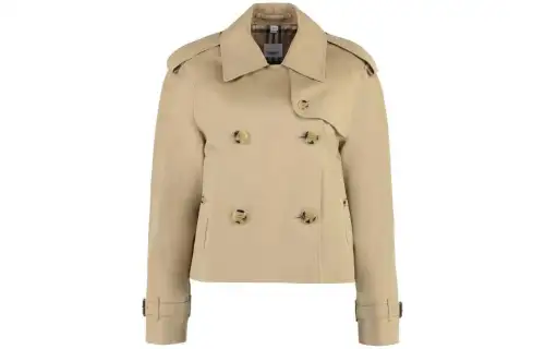 Burberry Double-Breasted Long-Sleeved Jacket